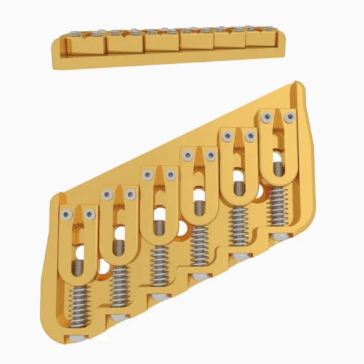 Hipshot Multi-Scale Fixed Guitar Bridge, 6 String